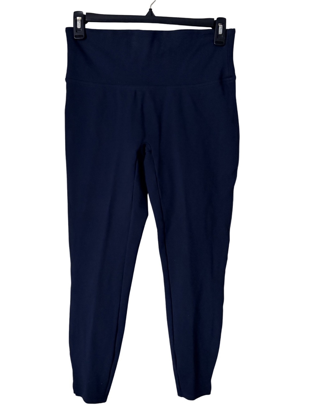 SPANX Classic Navy High Waist Compression Leggings, Large